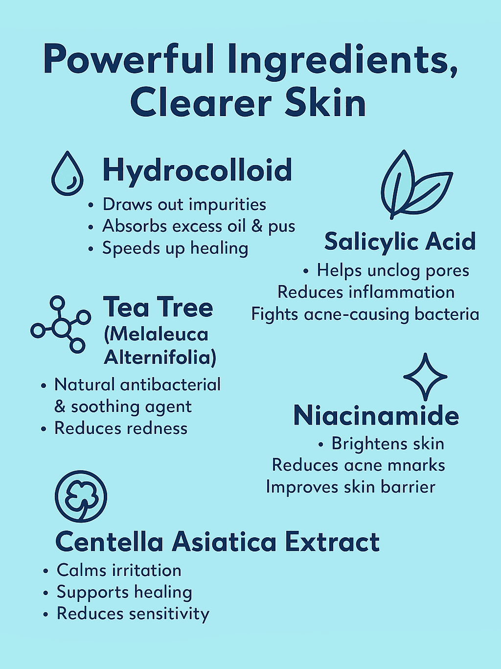 Powerful ingredients for clearer skin